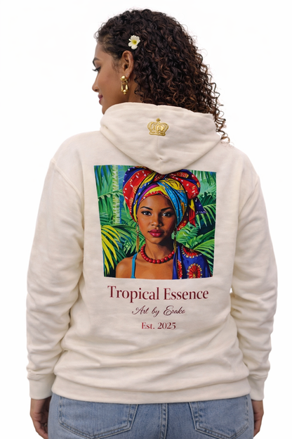 Tropical Essence - White Hoodie