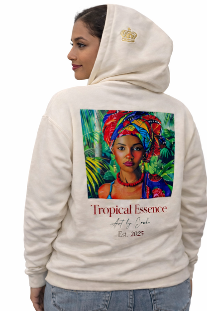 Tropical Essence - White Hoodie